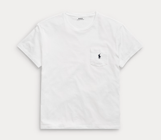 Ralph Lauren Classic Fit Jersey Pocket Crewneck T-Shirt