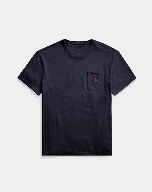 Ralph Lauren Classic Fit Jersey Pocket Crewneck T-Shirt