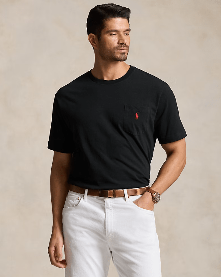Load image into Gallery viewer, Ralph Lauren Classic Fit Jersey Pocket Crewneck T-Shirt
