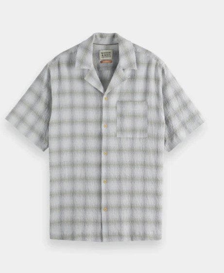 Scotch & Soda Mens Short Sleeved Shirt