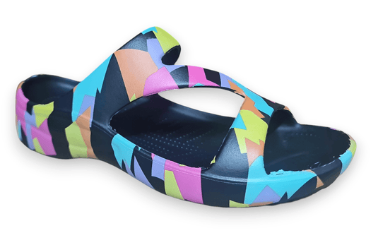 Dawgs Womens Z Sandals - Multi Black