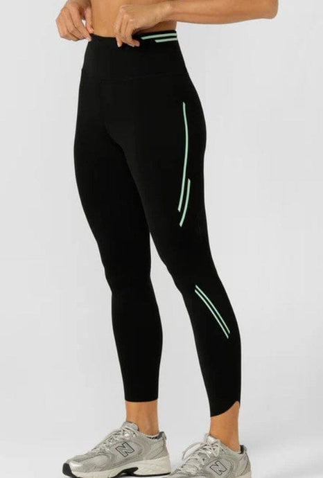 Lorna Jane Womens Train Hard No Chafe Full Length Leggings
