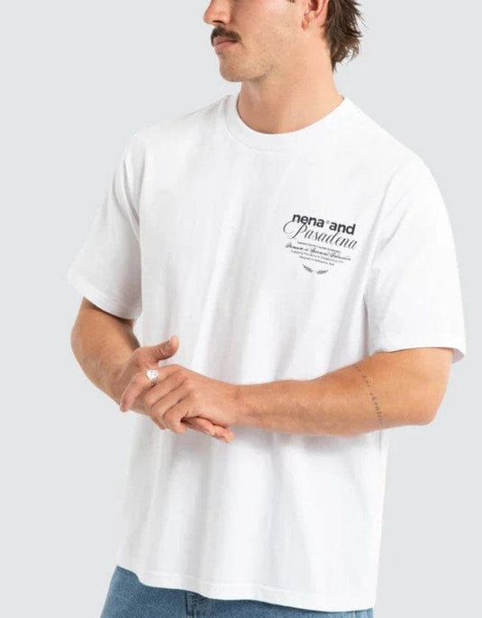 NXP Mens Written Classic Tee - White