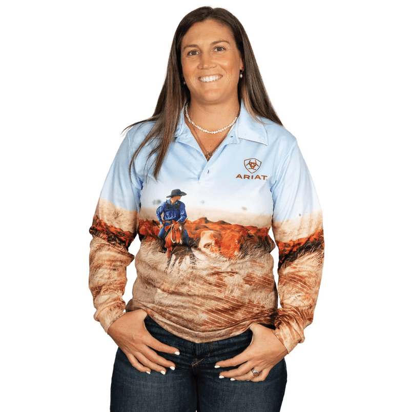 Load image into Gallery viewer, Ariat Unisex Fishing Shirt - Cattleman
