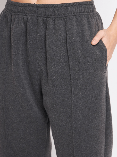 Givoni Womens Women Mid-Rise Relaxed-Fit Fleece Track Pants
