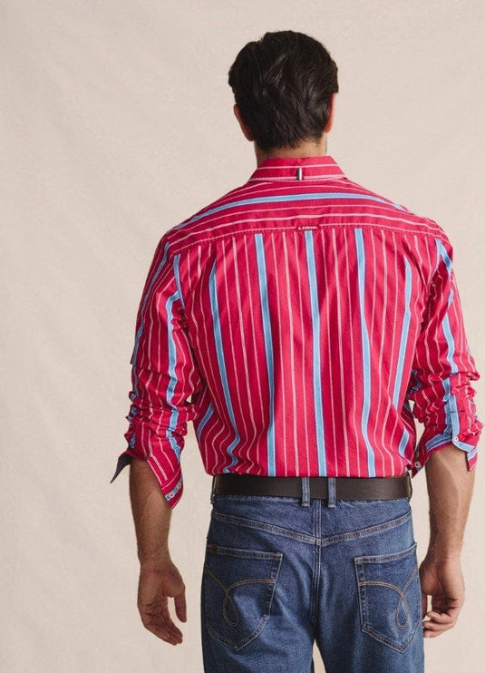 S. Kidman Mens Aberdeen Long Sleeve Shirt - Pink