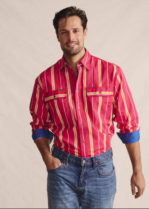 S. Kidman Mens Armstrong Full Placket Work Shirt