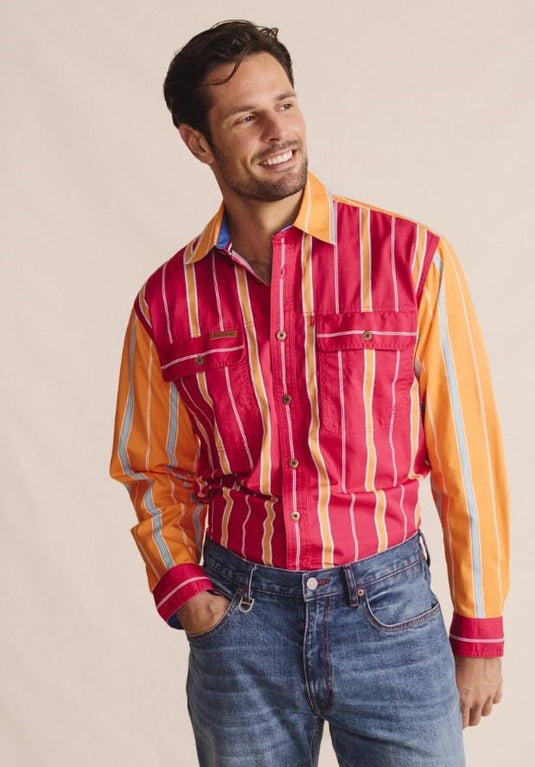 S. Kidman Mens Armstrong Full Placket Work Shirt