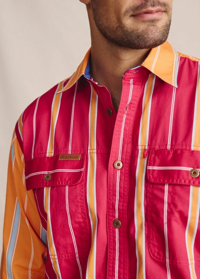 Load image into Gallery viewer, S. Kidman Mens Armstrong Full Placket Work Shirt
