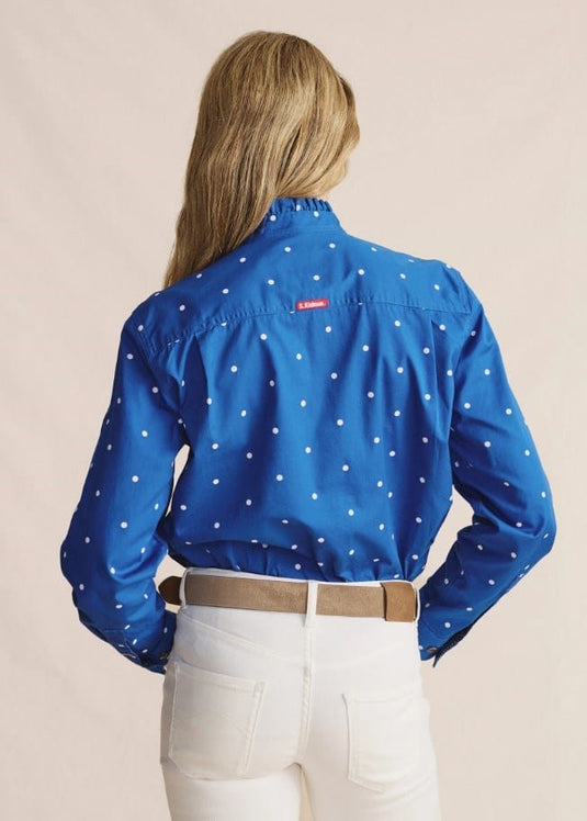 S. Kidman Womens Lilly Pilly Workshirt - Mid Blue