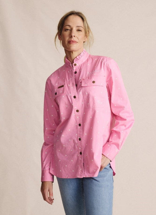 S. Kidman Womens Lilly Pilly Workshirt - Pale Pink