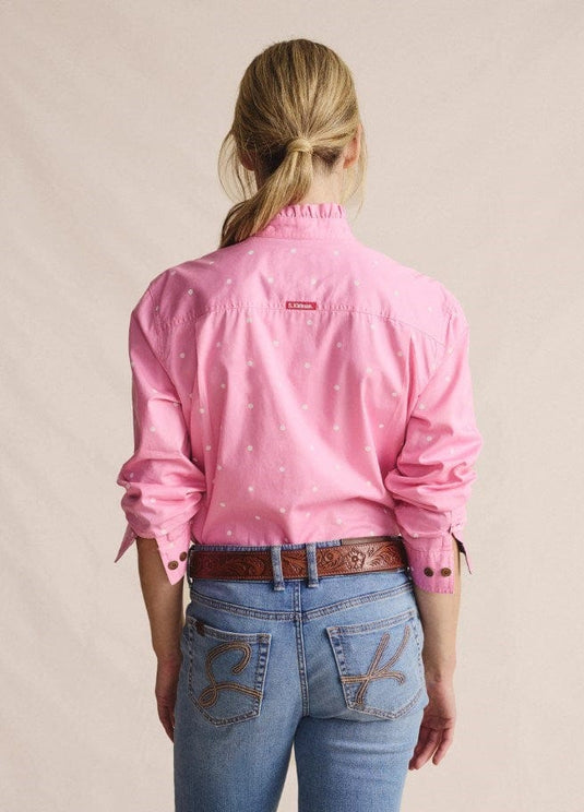 S. Kidman Womens Lilly Pilly Workshirt - Pale Pink