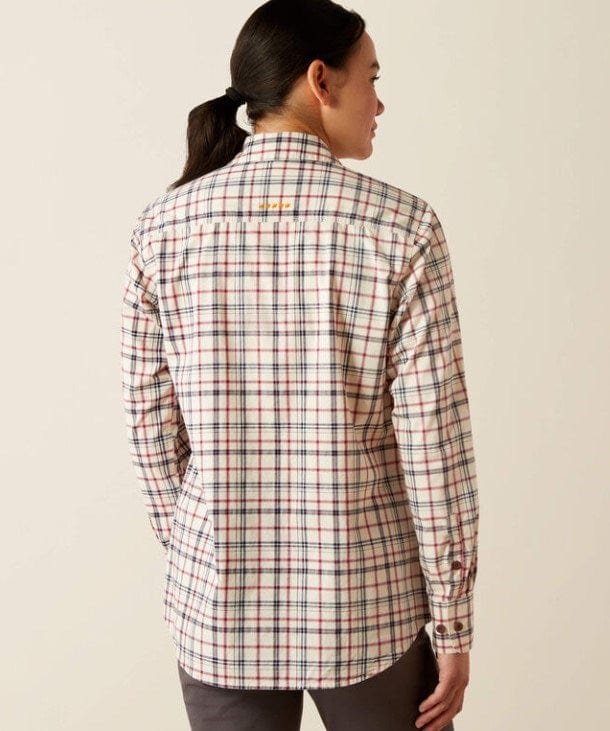 Load image into Gallery viewer, Ariat Womens Rebar Made Tough Durastretch Long Sleeve Work Shirt
