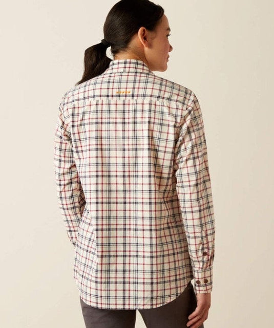 Ariat Womens Rebar Made Tough Durastretch Long Sleeve Work Shirt
