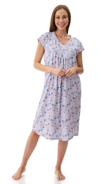 Givoni Womens Xavia Capri Sleeve Short Nightie