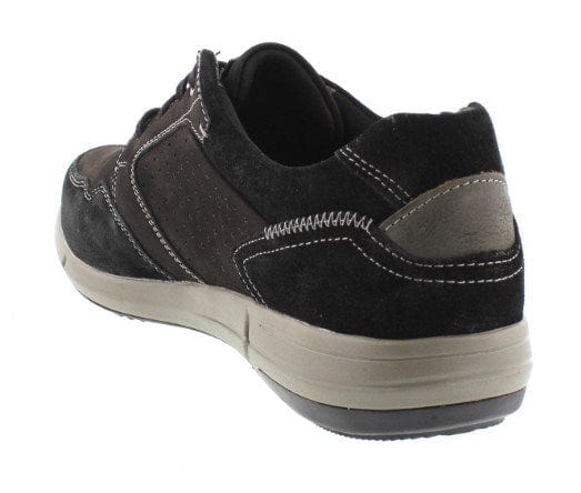 Josef Seibel Mens Enrico 51 Lace Up Flats Shoes - Schwarz