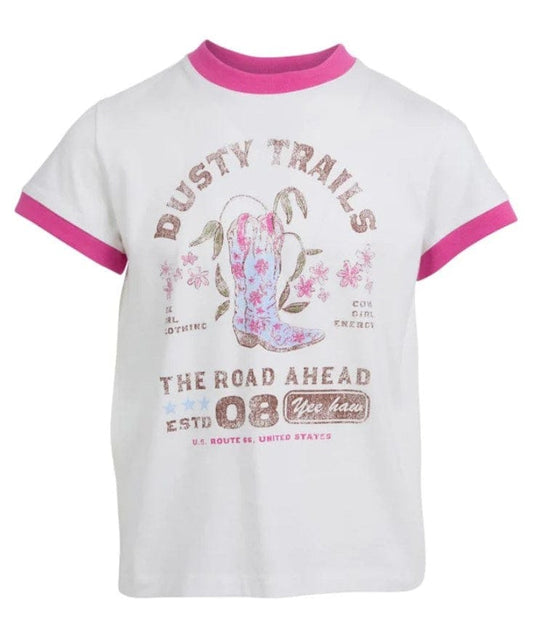 Eve Girl Cowgirl Ringer Tee