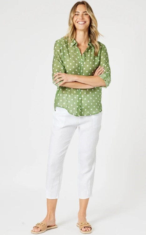 Load image into Gallery viewer, Gordon Smith Womens Basil Spot Shirt
