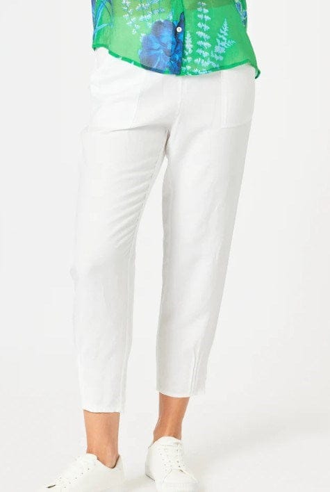 Load image into Gallery viewer, Gordon Smith Sarah Linen Pleat Hem Pant
