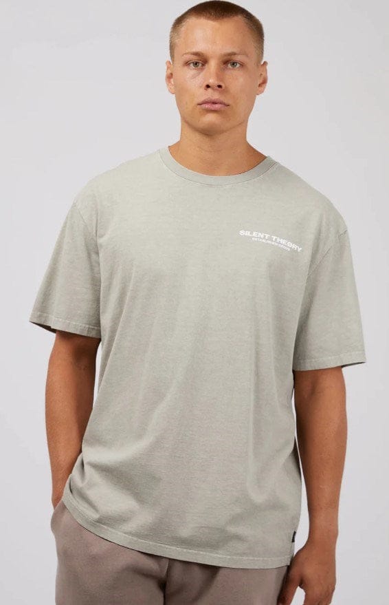 Load image into Gallery viewer, Silent Theory Mens Essential Theory Tee Grey
