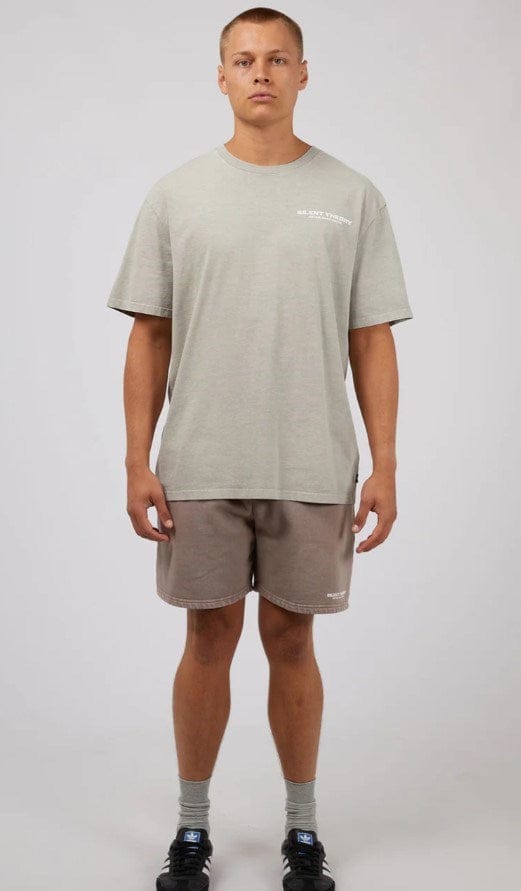 Silent Theory Mens Essential Theory Tee Grey