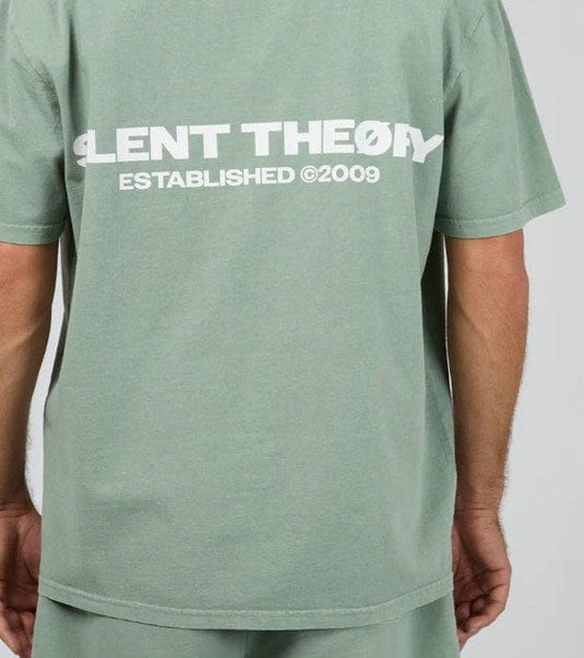 Silent Theory Mens Essential Theory Tee - Mint