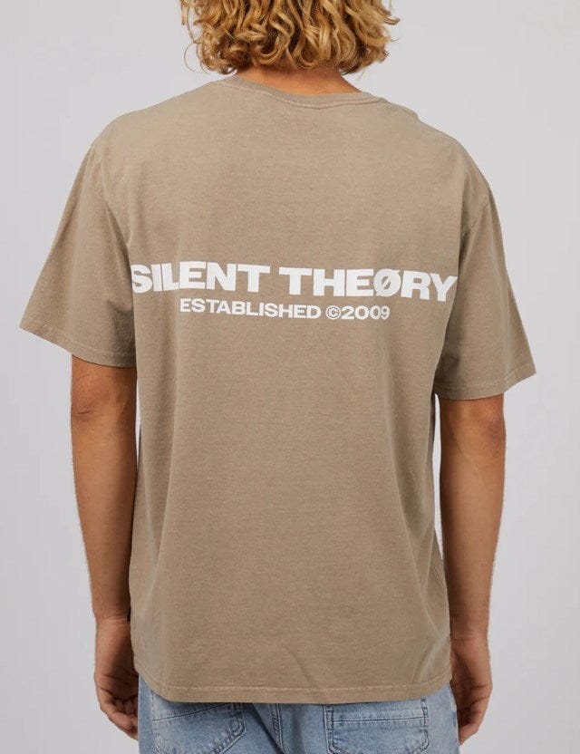 Load image into Gallery viewer, Silent Theory Mens Essential Theory Tee - Sand
