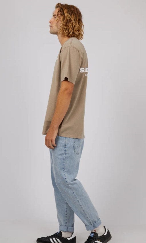 Load image into Gallery viewer, Silent Theory Mens Essential Theory Tee - Sand
