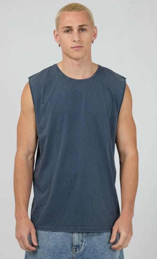 Silent Theory Mens Classic Muscle - Navy