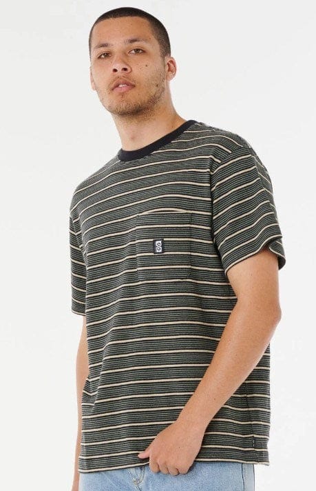 Load image into Gallery viewer, Rip Curl Mens Search Stripe Tee

