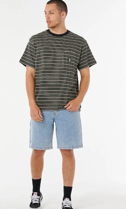 Load image into Gallery viewer, Rip Curl Mens Search Stripe Tee
