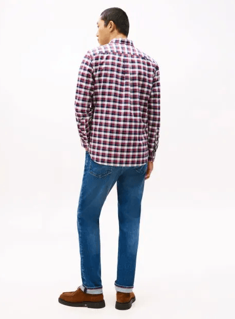 Load image into Gallery viewer, Tommy Hilfiger Mens Heritage Oxford Tartin Shirt - Regatta Red/Check
