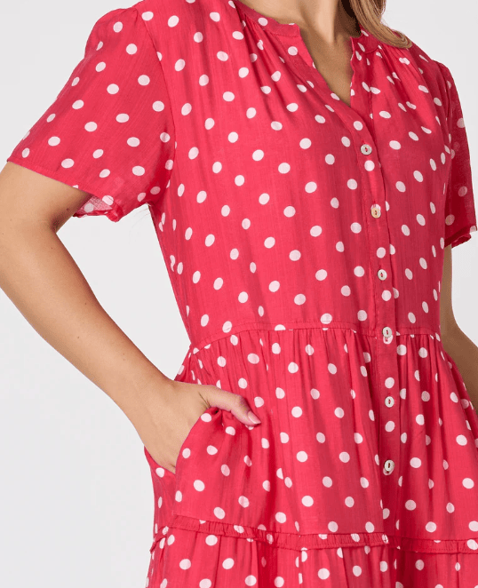 Load image into Gallery viewer, Gordon Smith Womens French Rose Midi Dress
