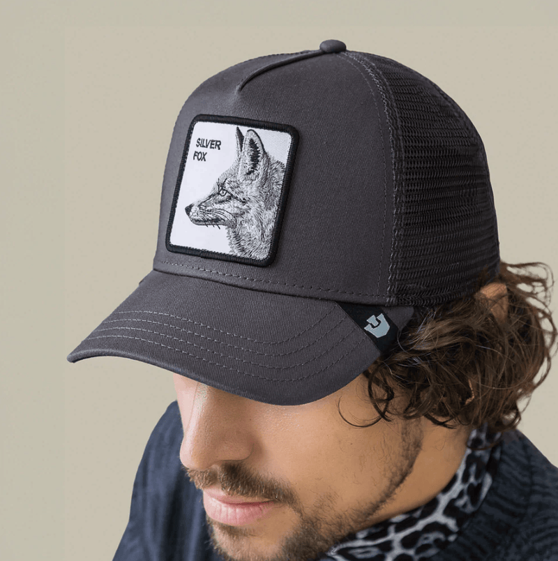 Load image into Gallery viewer, Goorin Bros Silver Foxxx Trucker Cap
