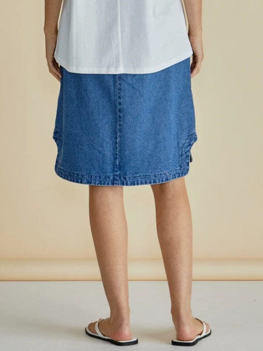 Betty Basics Womens Dara Denim Skirt