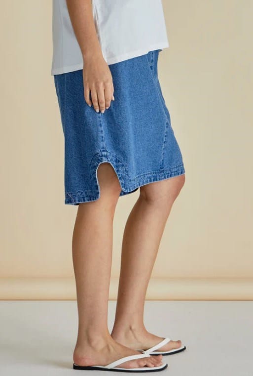 Betty Basics Womens Dara Denim Skirt