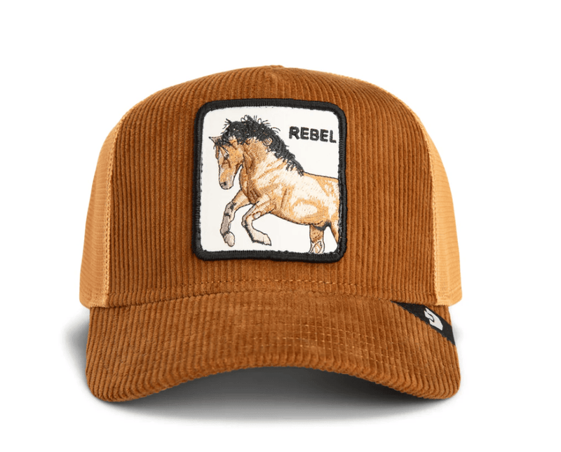Load image into Gallery viewer, Goorin Bros Dapper Rebel Corduroy Trucker Cap
