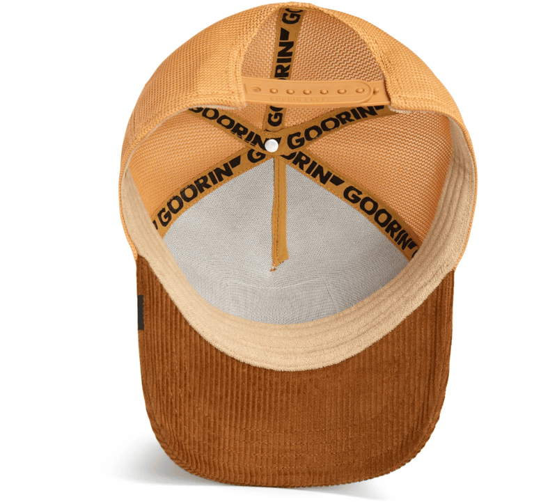 Load image into Gallery viewer, Goorin Bros Dapper Rebel Corduroy Trucker Cap
