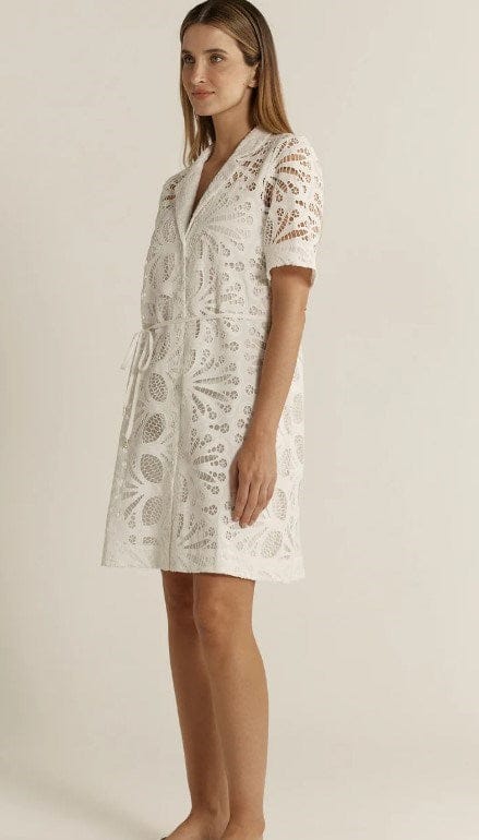 Fate & Becker Womens Elara Broderie Shirt Dress