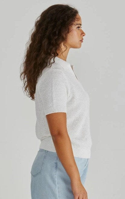 Load image into Gallery viewer, Sass Womens Aubrie Knit Polo
