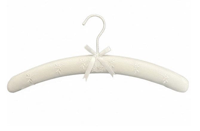 Victoria Linen 32116 Set/2 Fleur White Coathanger - 17