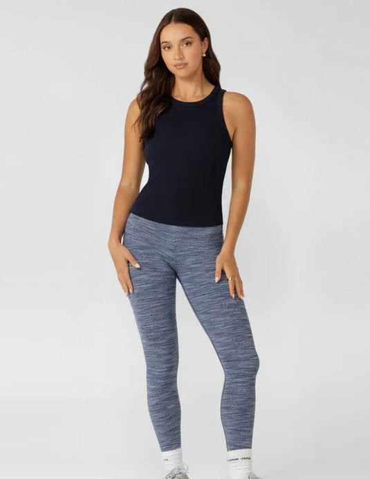 Lorna Jane LJ Basics Rib Tank - Oxford Navy