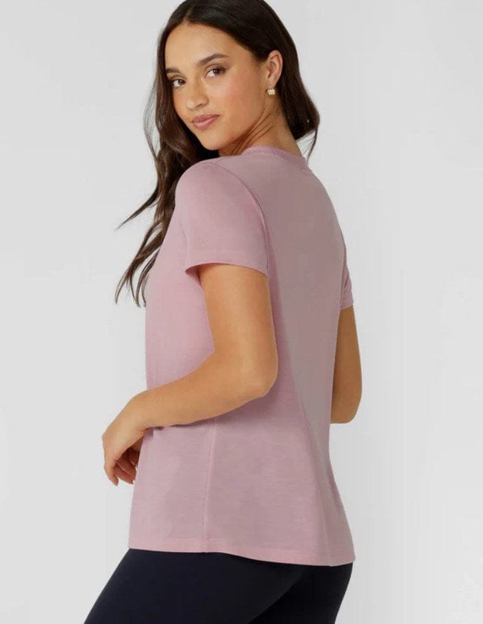 Load image into Gallery viewer, Lorna Jane Lotus T-Shirt - Dusty Rose
