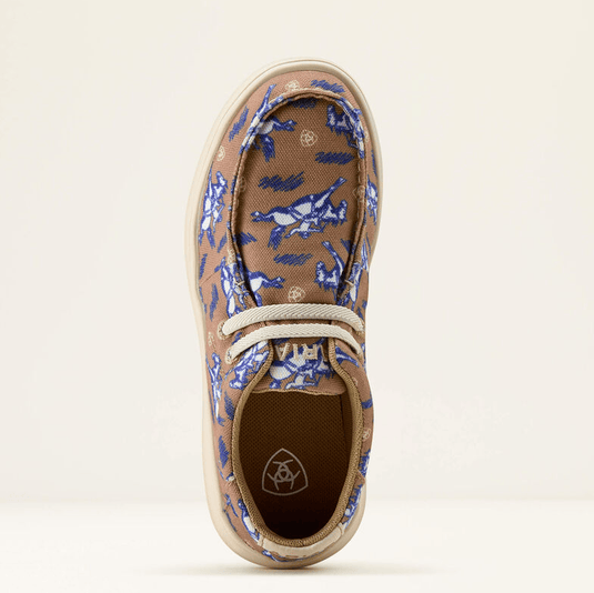 Ariat Kids Hilo - Natural Buckin Bronc Print