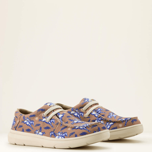 Ariat Kids Hilo - Natural Buckin Bronc Print