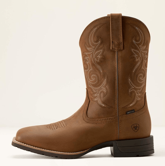 Ariat Mens  Hybrid Ranchway H20 Boot - Distressed Brown