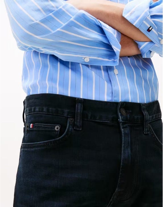 Load image into Gallery viewer, Tommy Hilfiger Mens Denton Jeans - Blue Black
