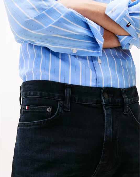 Tommy Hilfiger Mens Denton Jeans - Blue Black