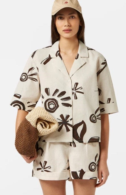 Load image into Gallery viewer, Scotch &amp; Soda Womens Printed Short Sleeved Shirt
