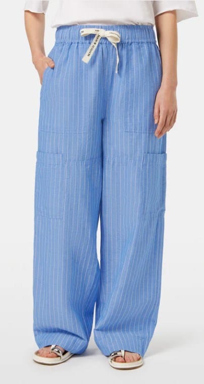 Load image into Gallery viewer, Scotch &amp; Soda Womens Noa Cargo High Rise Wide-Leg Pant
